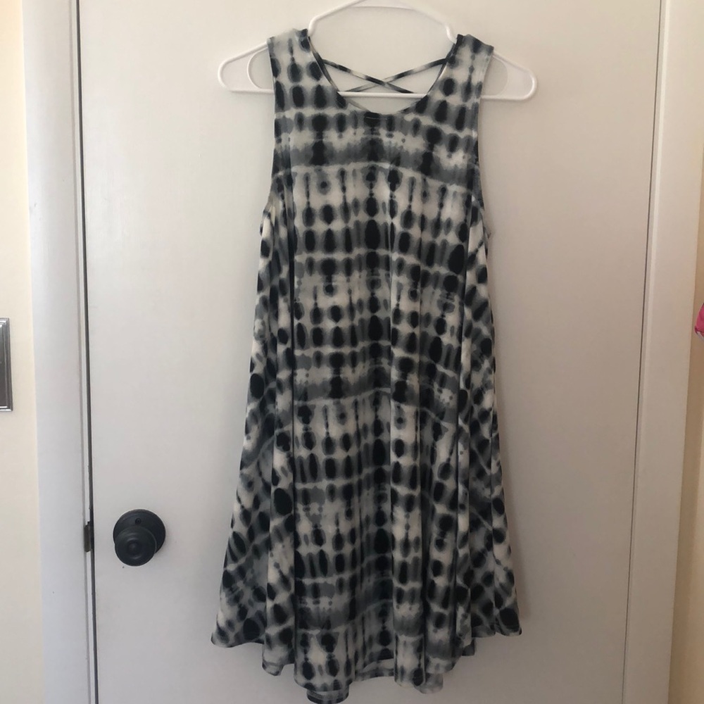 Francesca’s tie-dye shift dress